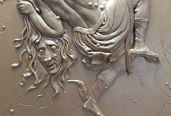 Perseus sculpture panel sculpture
